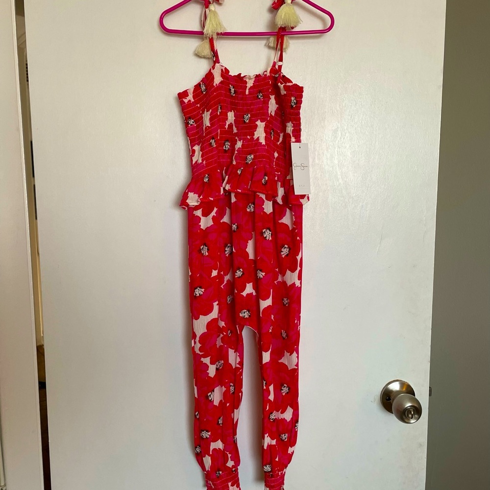 Jessica Simpson Floral Toddler Jumpsuit Suit - Size 3T
